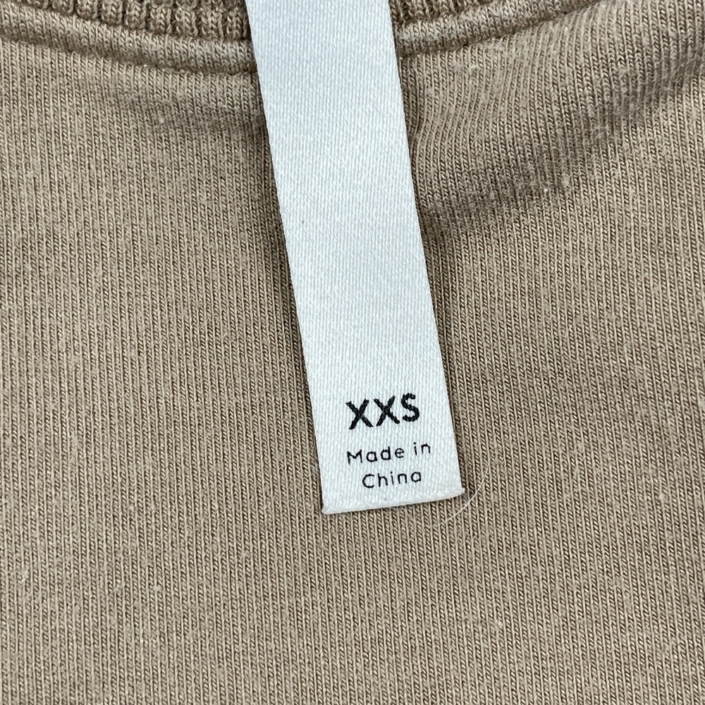 Babaton The Group Aritzia Sweatshirt Womens XXS Beige Tunic Pullover Athleisure - Picture 13 of 15